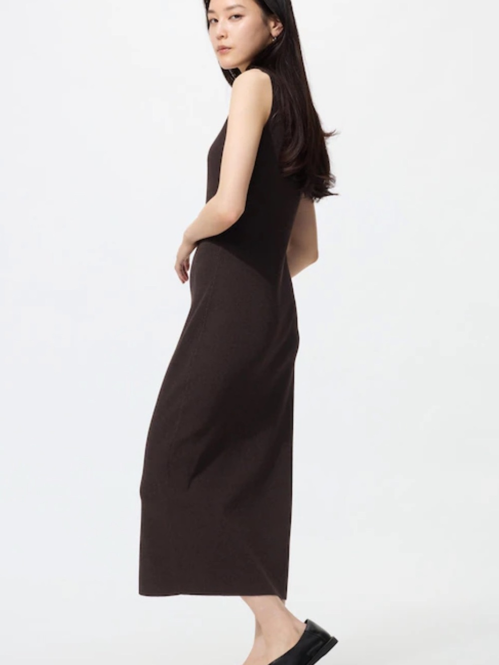 NWT Uniqlo washable ribbed knit dress